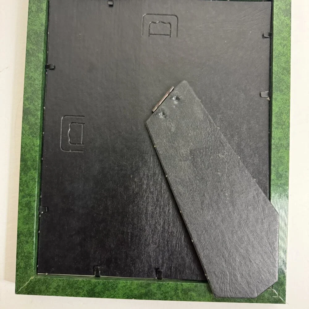 VIntage  Wooden Green Picture Frame 9.25